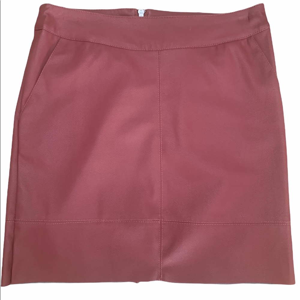 Only skirt in burgundy